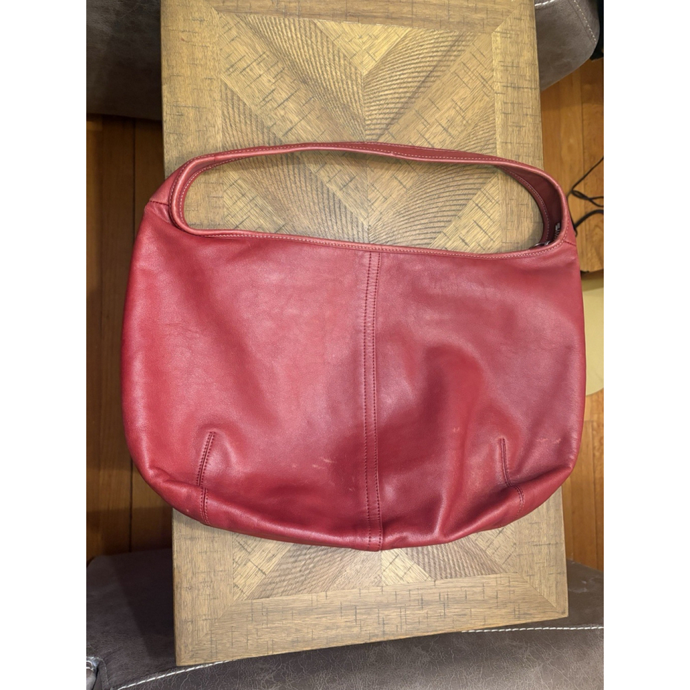Vintage Coach Red Ergo Shoulder Bag Large 9921 - Picture 2 of 16